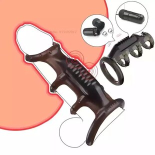 G Spot Stimulator Bullet Vibrator Cock Sleeve Penis Vibratin