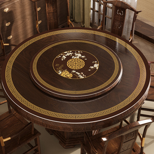 中式圆形餐桌垫透明桌垫双层圆桌桌布免洗防水防油实木家用圆桌垫