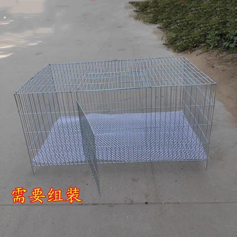 养殖笼家用大号养小鸡养鸭养兔子养鸽子养鸟加密防锈铁丝笼运输笼