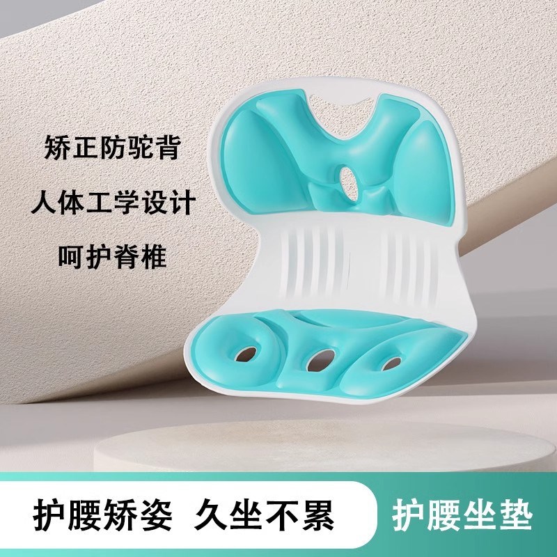 久坐护腰坐垫办公室神器腰靠座椅靠垫棉椅垫靠背坐姿矫正防止驼背