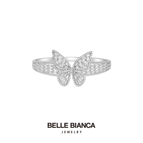 BELLEBIANCA浪漫蝶恋T方锆石
