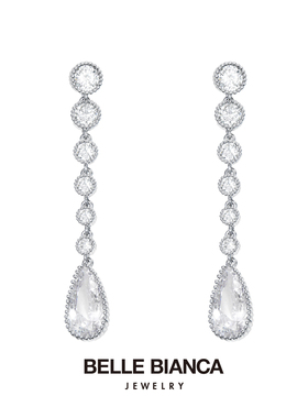 BELLEBIANCA【Nara同款】设计师品牌 夏日法式浪漫仙女耳环