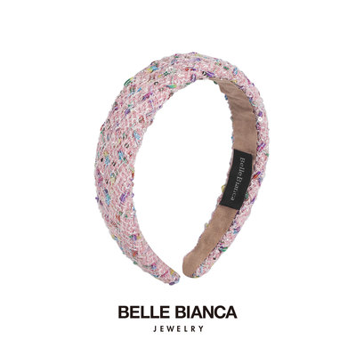 BELLEBIANCA俏皮彩色点点粉发箍