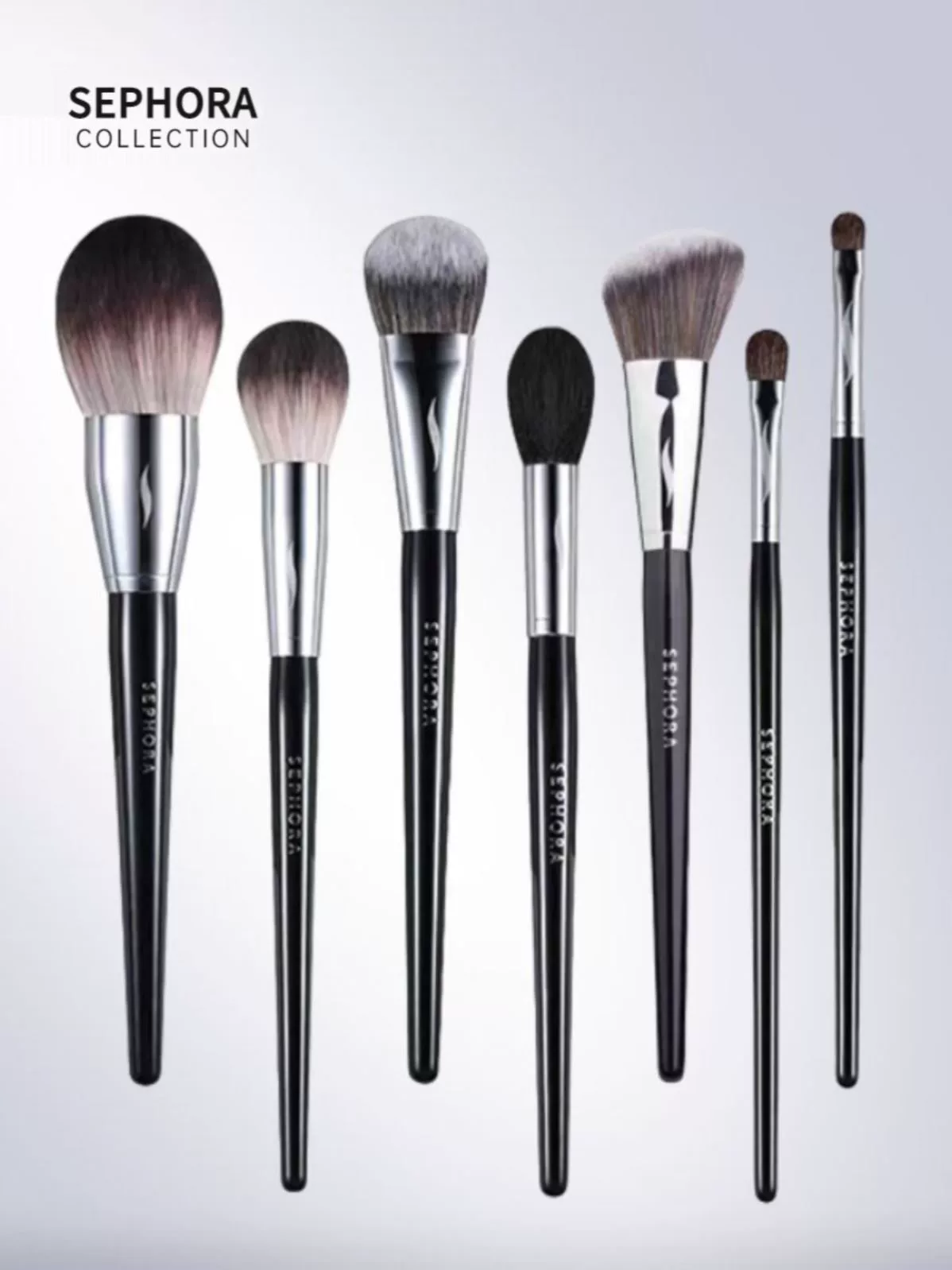 Кисть Sephora, хайлайтер для контуринга, тональная основа, пудра, 91 оттенок
