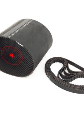 梯形橡胶同步带124XL-62齿数齿形传送齿型工业带锯齿轮专用传动带