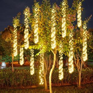 挂在树上的灯新品LED鞭炮流星灯庭院大树挂灯亮化装饰彩灯亮化造