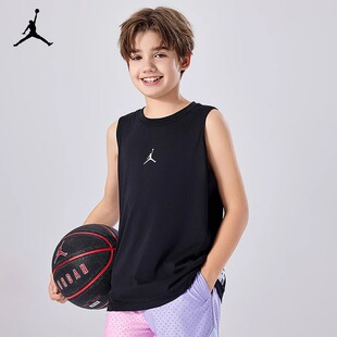 【云彩飞人】JORDAN耐克夏男童运动背心中大童小童篮球服无袖背心