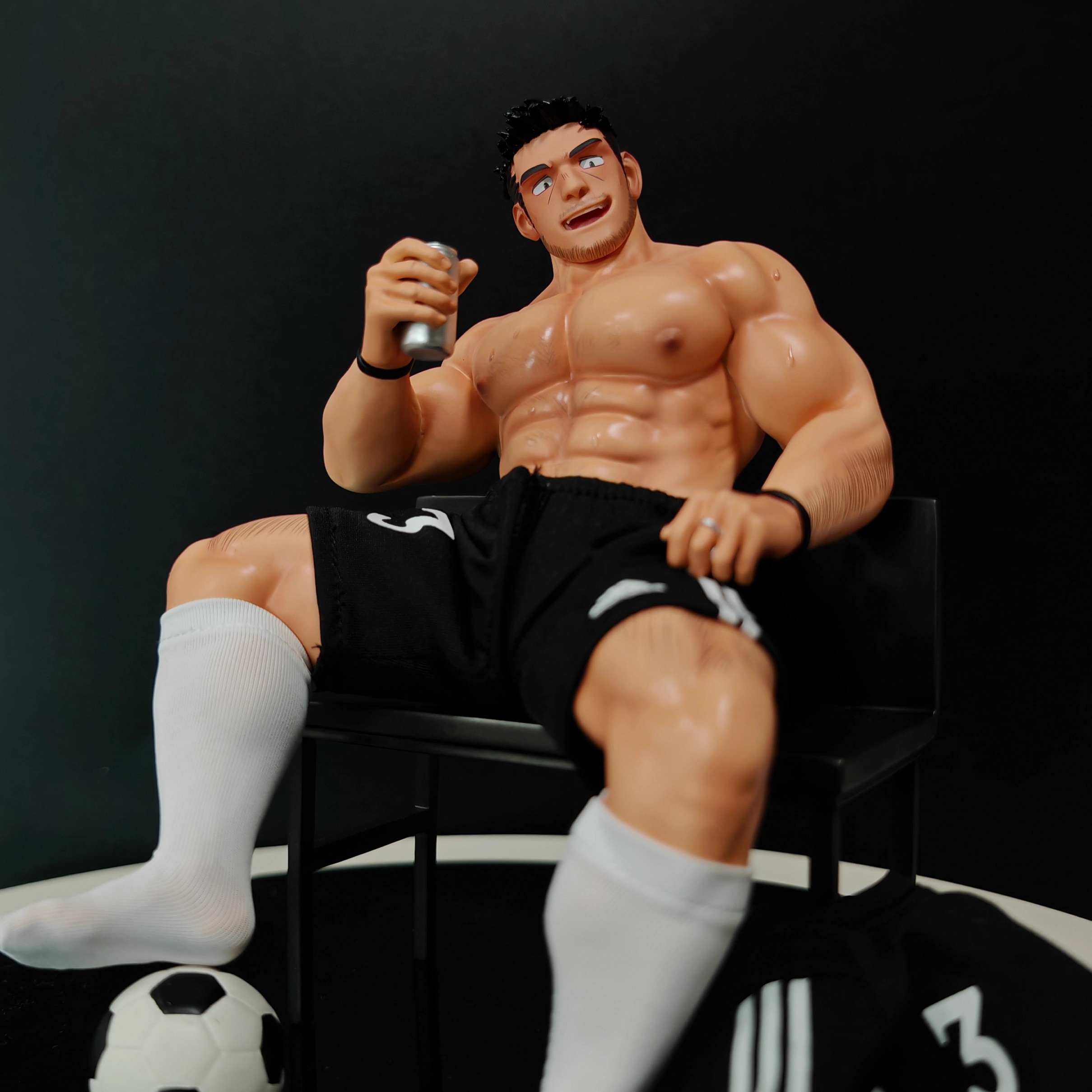 足球教练大助雕像手办优惠价