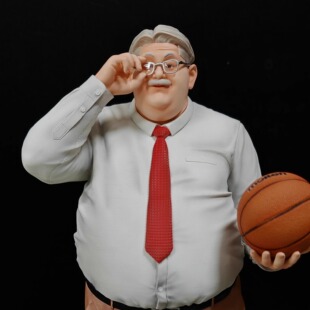 【现货】小漫 灌篮高手 无限 安西教练手办 雕像GK