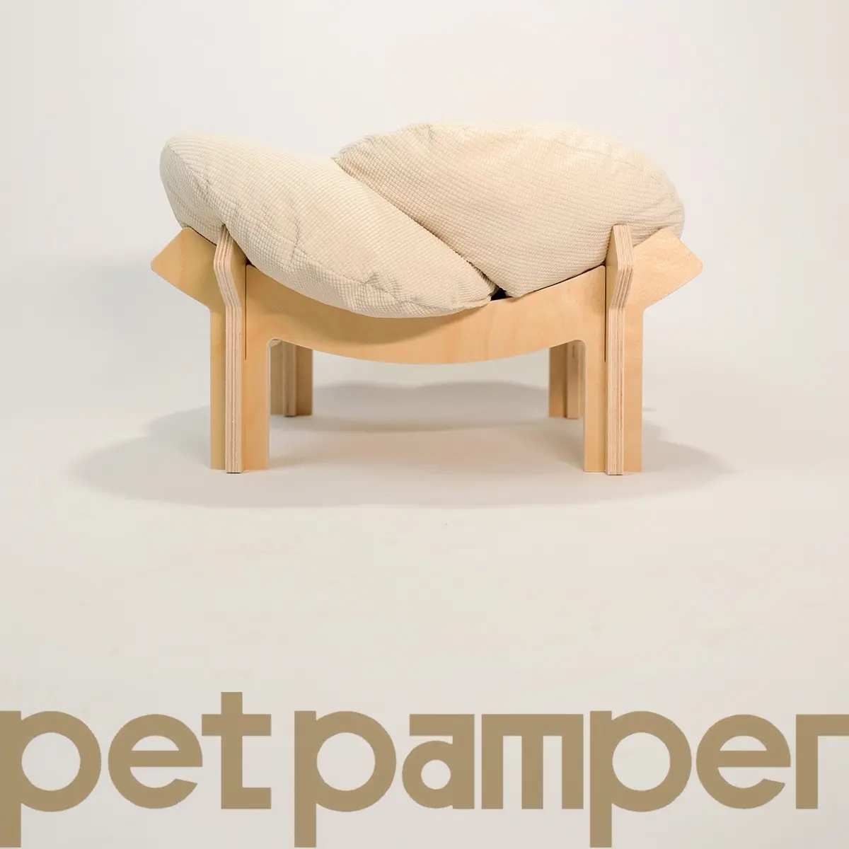 PETPAMPER花瓣宠物窝垫子海洋板猫窝小型犬窝猫床装饰品可折叠