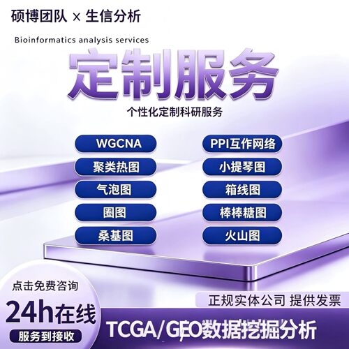 生信分析指导医学科研课题设计TCGA数据库挖掘Meta分析指导预后模
