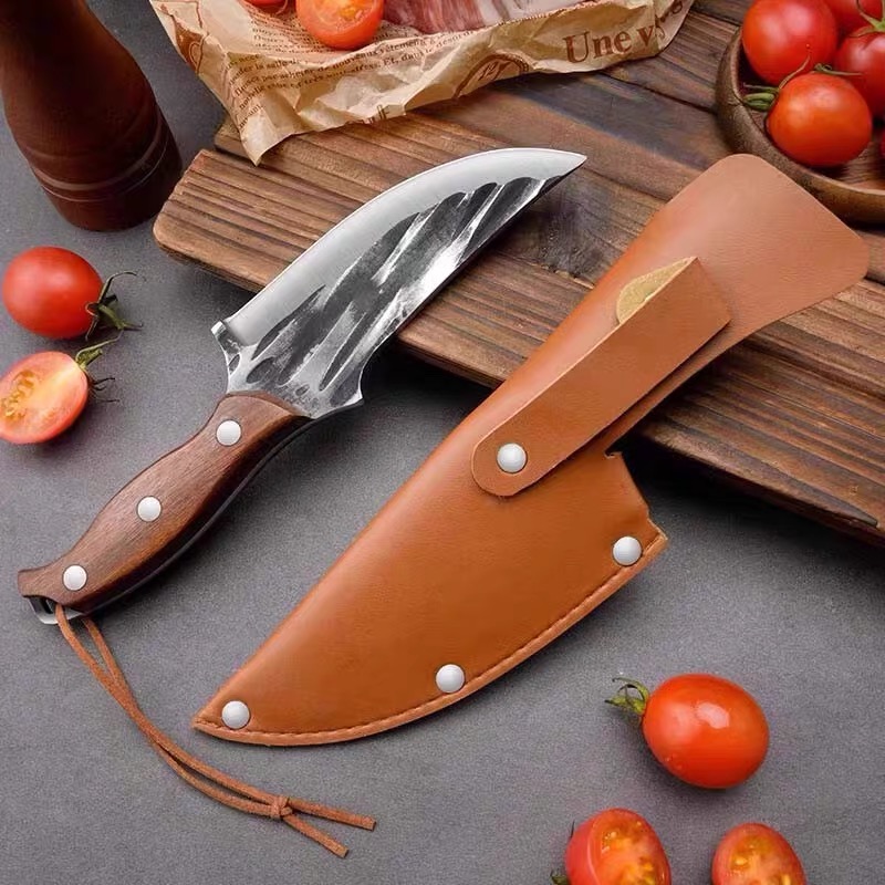 不锈钢小刀锋利水果刀高硬度多功能便携削皮割肉刀具生存露营刀具
