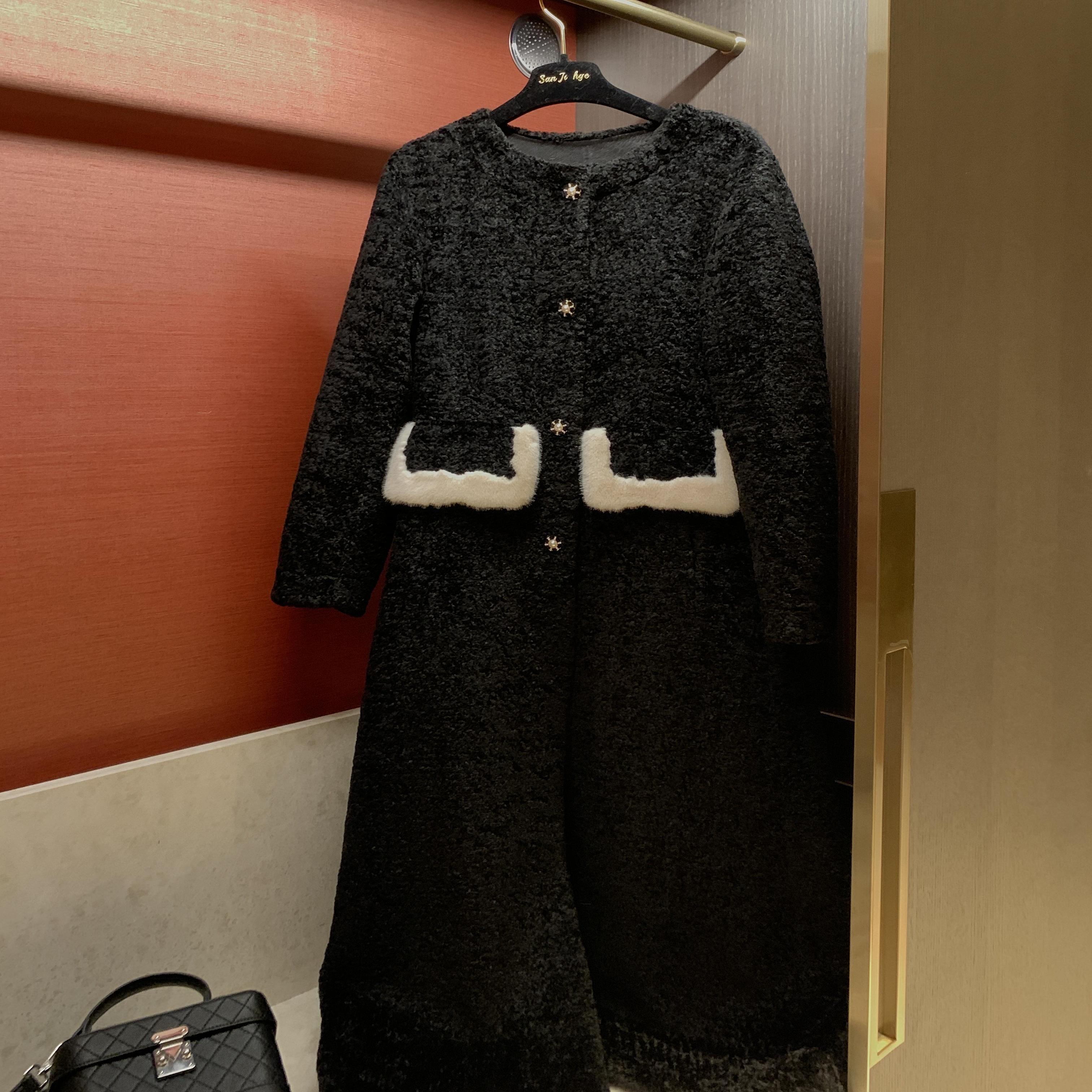 孙智惠羊绒保暖外套大衣秋冬