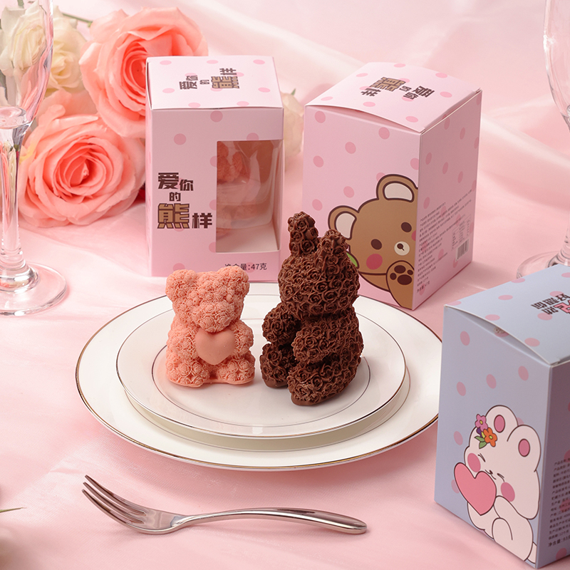 ChocoMagic礼盒系列纯可可脂巧克力玫瑰小熊兔子情人节送礼品礼物