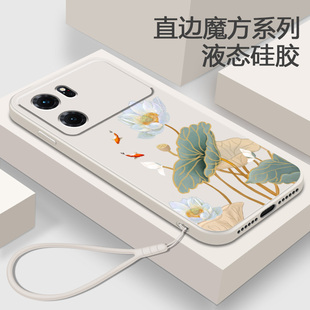 中国风适用OPPOK10的手机壳OPPO K10X液态硅胶k10Pro妈妈软壳K9ⅹ全包女K9S高级opk小众oppk防摔Por保护套Pr0