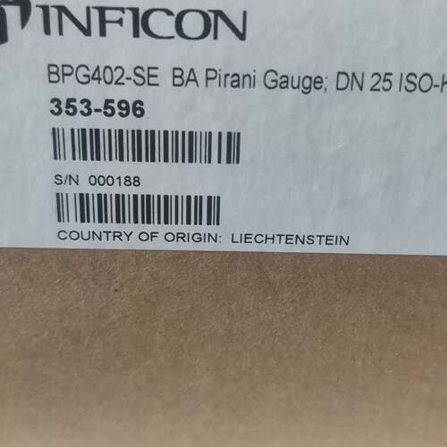 可维修INFICON英福康BPG402-SE BA皮拉尼真空计议价