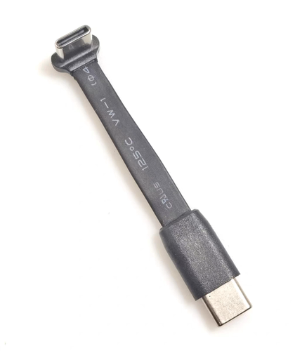 TYPE C 5pin弯公头对直公头2.0数据功能FPC材质软排线长度L66mm