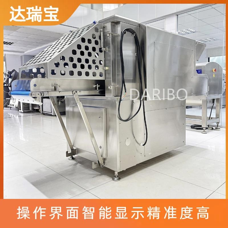 连续切片机 芝士切块状猪大排切片状本机采用变频器控制驱动电机