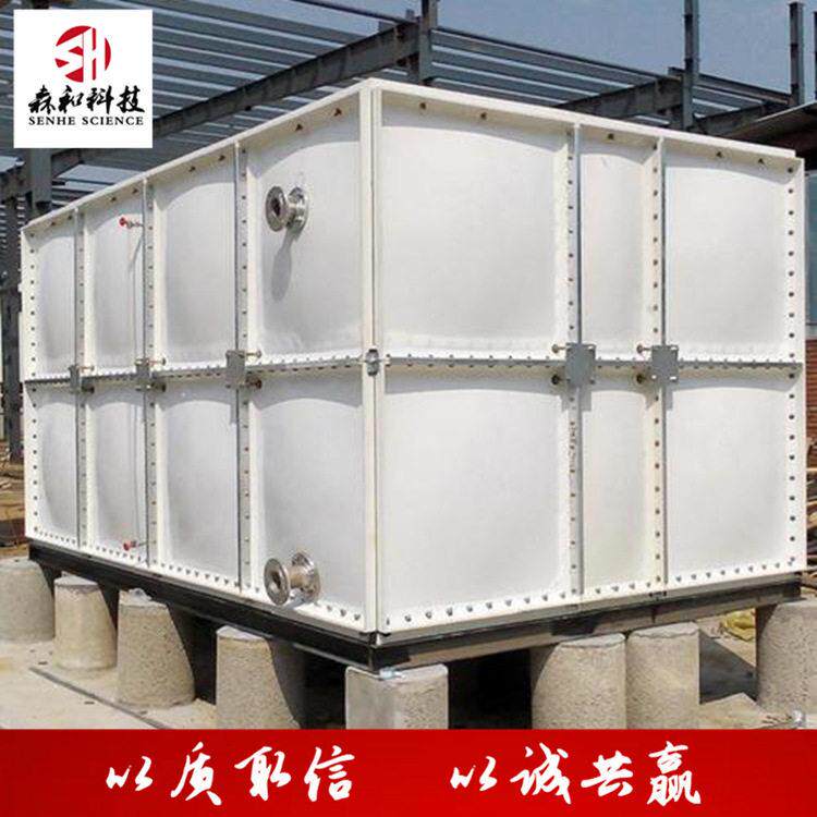 玻璃钢成品水箱 304不锈钢生活水箱 不锈钢消防水箱 镀锌搪瓷水箱