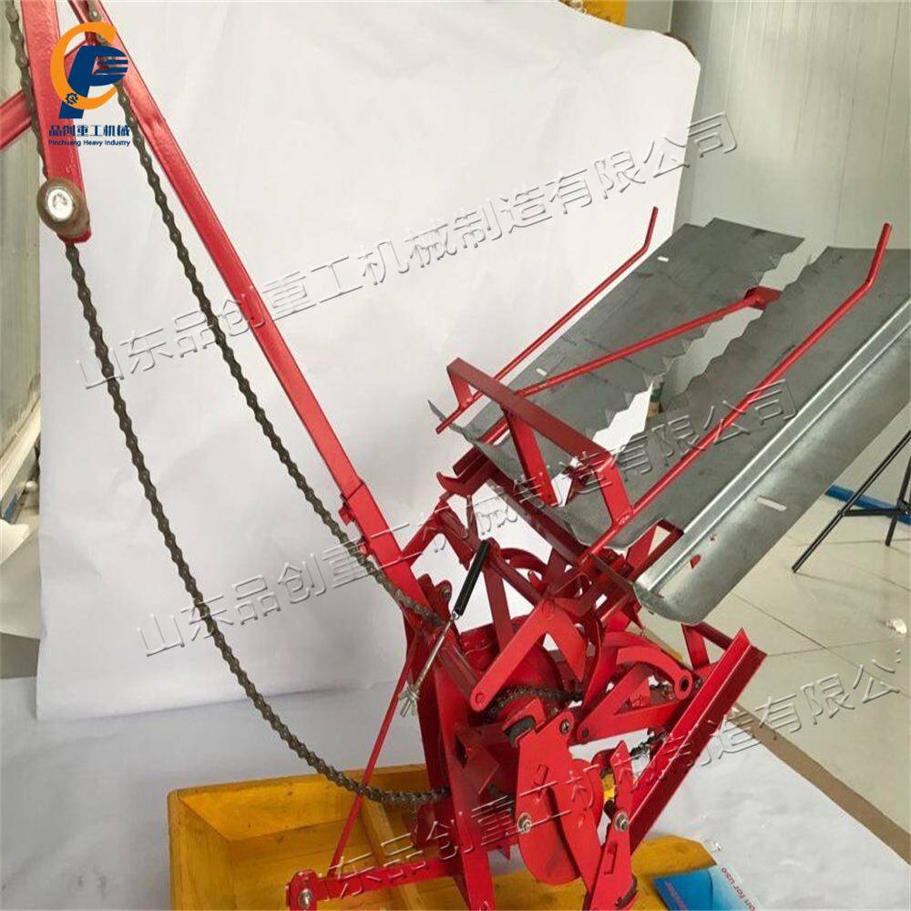 小型手摇式插秧机 便携式水稻种植机 双行人力步退式栽苗设备