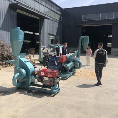 花生秧地瓜秧粉碎机 强制喂料木材边角料锯末机 移动灵活树枝机