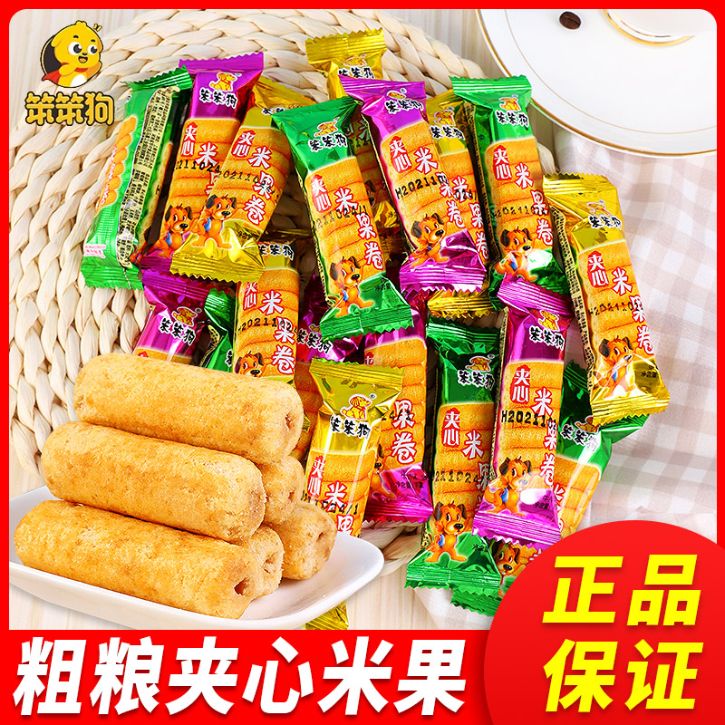 笨笨狗粗粮夹心米果棒