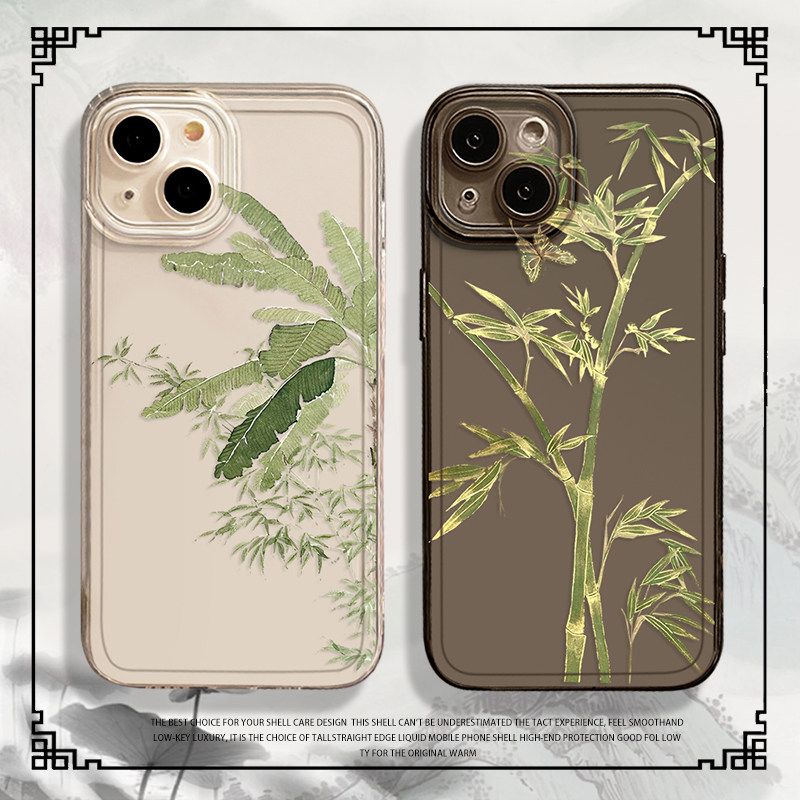 国风竹子手机壳适用于oppo系列