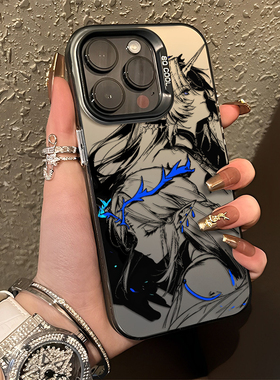 线条卡提希娅适用小米17promax手机壳15pro红米k80/90鸣潮note14动漫70二次元13高级感60新款12/50/11/40/10s