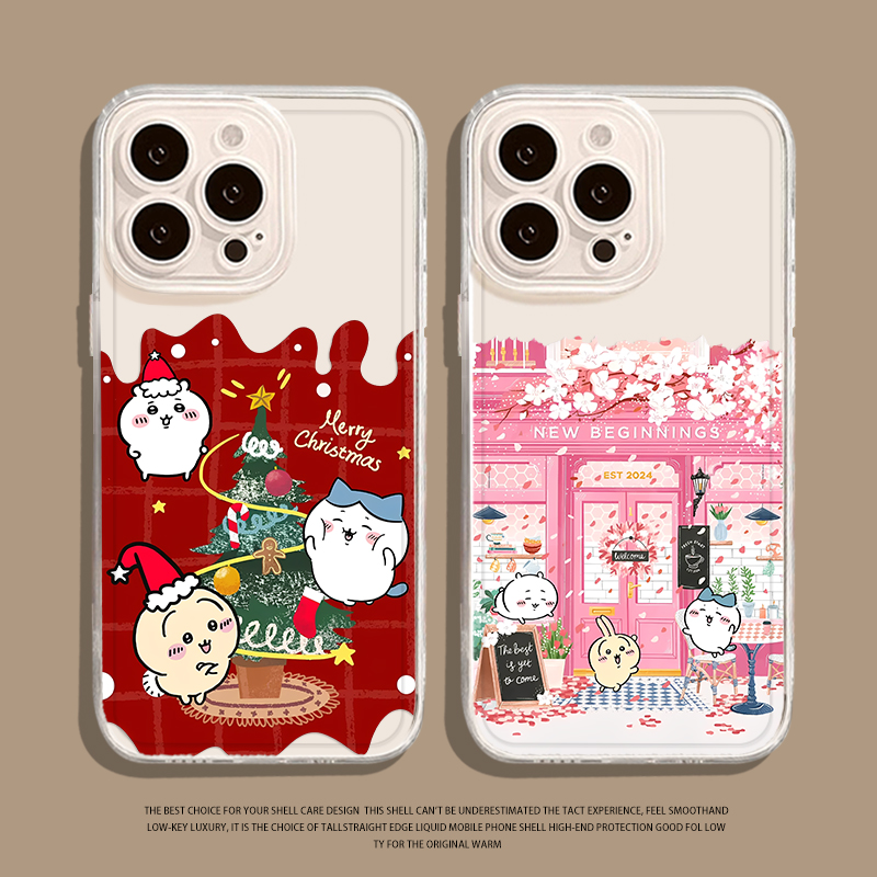 圣诞chiikawa手机壳适用小米红米