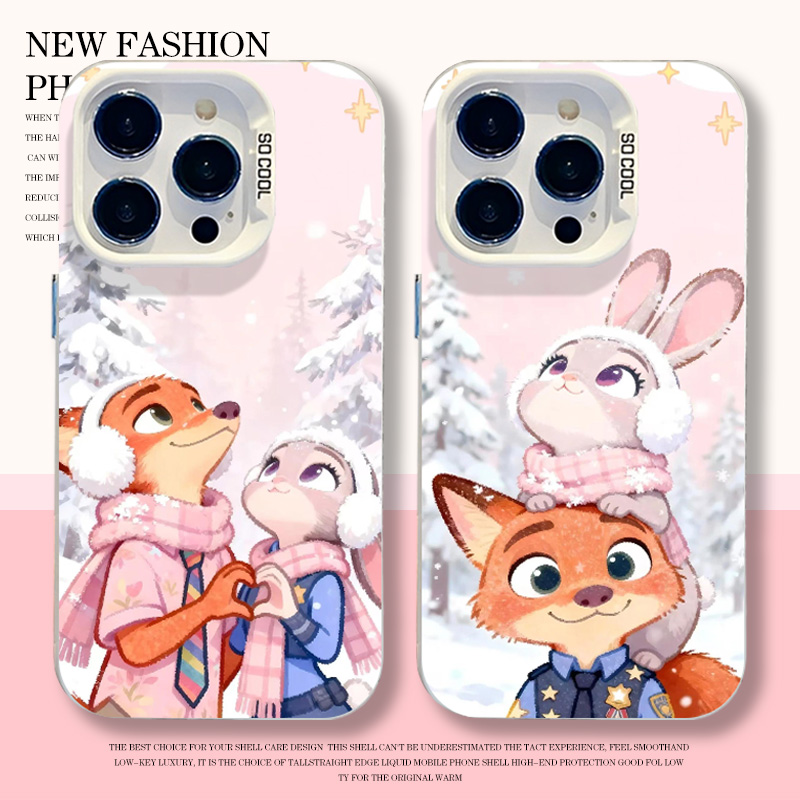 冬季尼克朱迪手机壳适用苹果系列