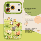 11女x 小马八骏图手机壳适用苹果17promax新年iphone16pro马年15plus本命年14春天13mini挂绳12新款