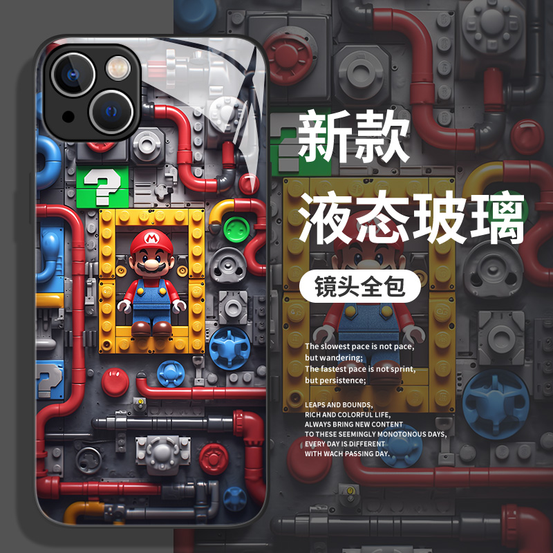 马里奥手机壳适用于苹果系列