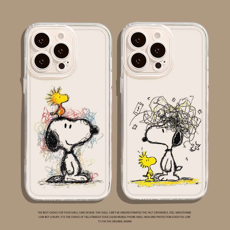 潦草史努比手机壳适用于苹果系列