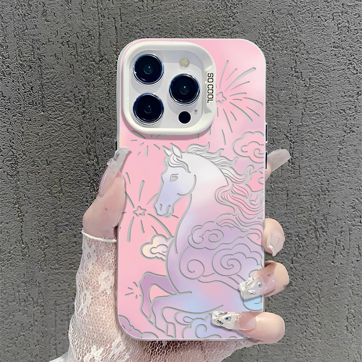 烟花彩色小马适用小米17promax手机壳15pro红米k90新年80马年note14本命年70粉色13限定60新款12/50/11/40/10,3C数码配件,手机保护套/壳,淘宝优惠券,粉丝福利购,淘宝优惠卷