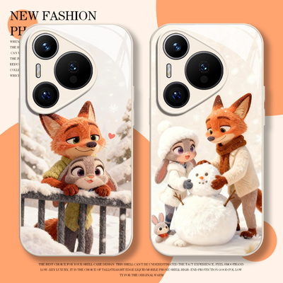 冬季尼克朱迪手机壳适用华为系列