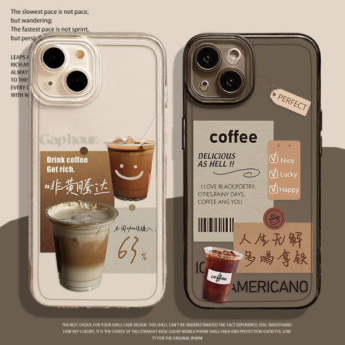 咖啡标签手机壳适用于华为系列