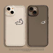 15情侣13ultra红米k70 k90 k80 兔子胡萝卜适用小米14手机壳17 note12pro创意11可爱k60新款 10小众k50透明k40