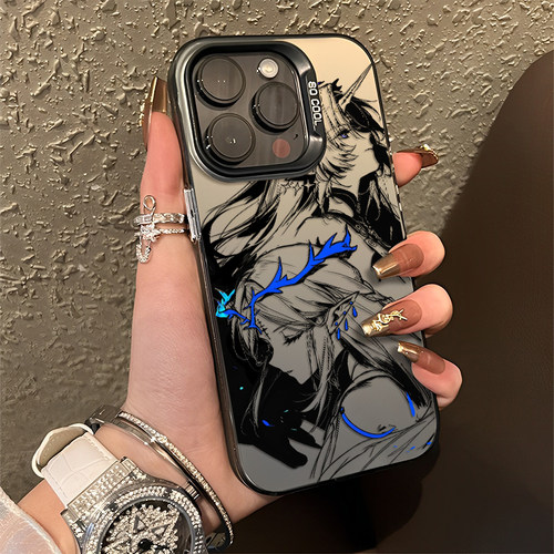 线条卡提希娅手机壳适用iqoo系列