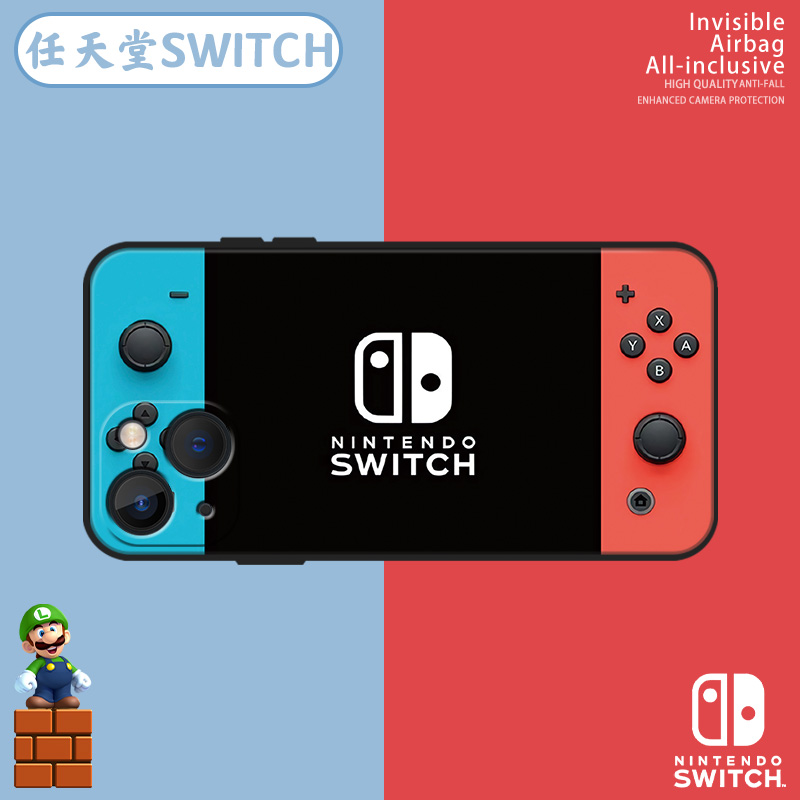 switch手机壳苹果13新款15男iphone14游戏机12pro任天堂11好玩的x趣味xr适用xs创意max全包7防摔8p硅胶mini套