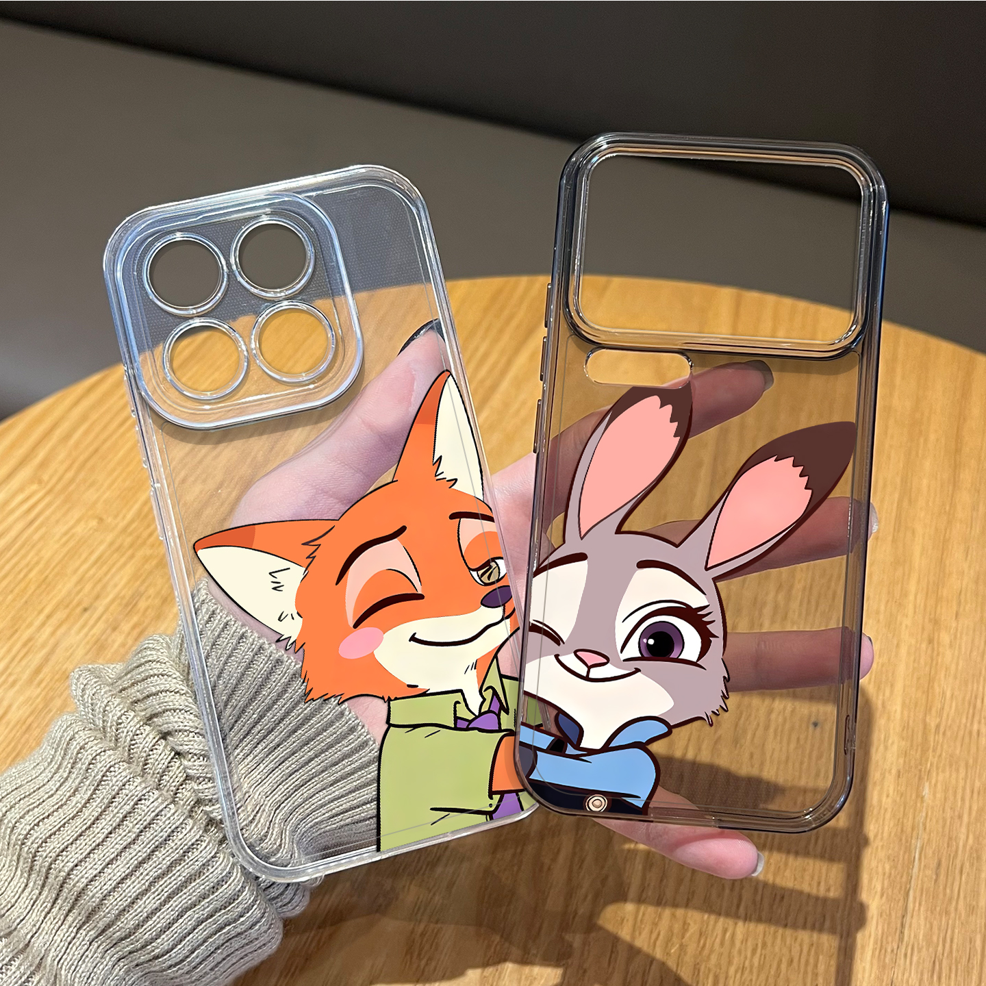 情侣尼克朱迪手机壳适用小米红米