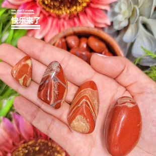 红碧石天然水晶原石随身携带小玩意把玩件摆设摆件送礼