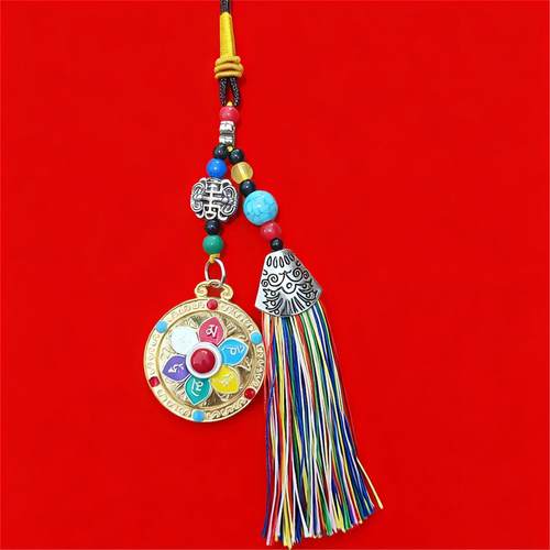 中式民族风钥匙扣挂件金属