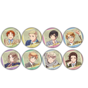 暴蒙 正版 黑塔利亚 World Stars 烫金徽章/吧唧 中国英国官谷