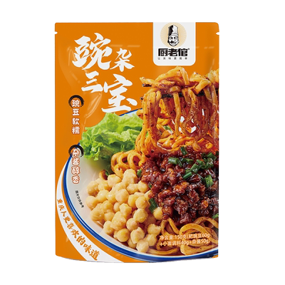厨老倌豌杂三宝重庆杂酱面袋装