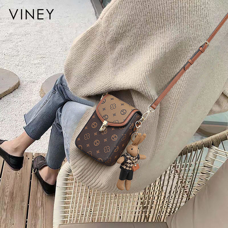 Viney手机包包女式2025新款夏天斜挎包小挎包袋迷你腰包单肩女包