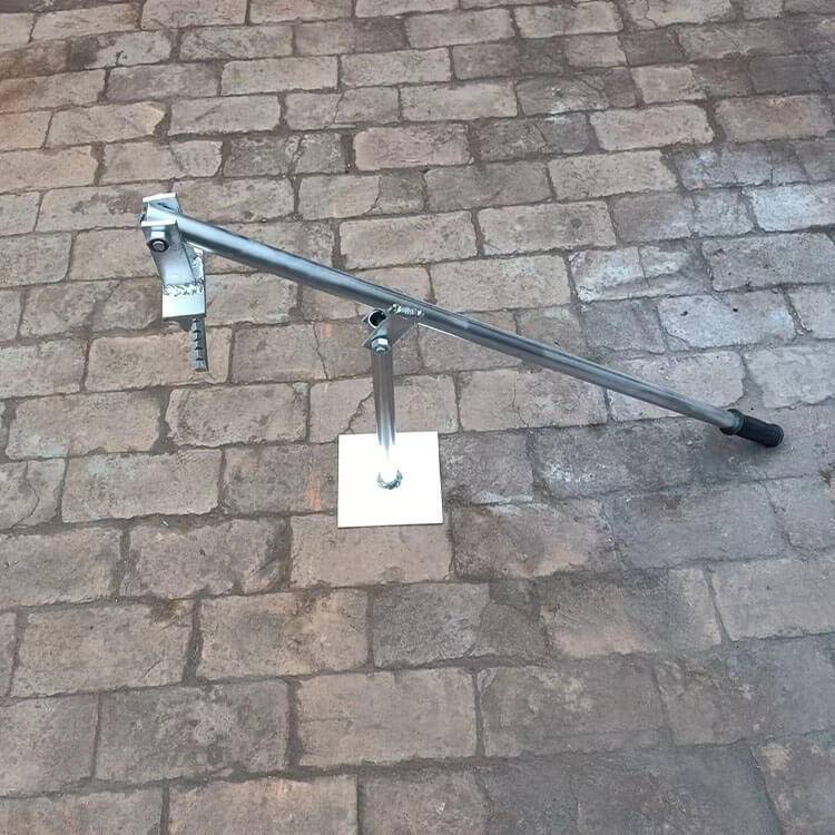 水泥柱杠杆器卡头木桩款角铁升级大棚宽度嘉禾钢管拔可调拔管助力