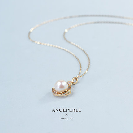 ANGEPERLE/天使之泪海水珍珠akoya吊坠时尚高级8-9mm
