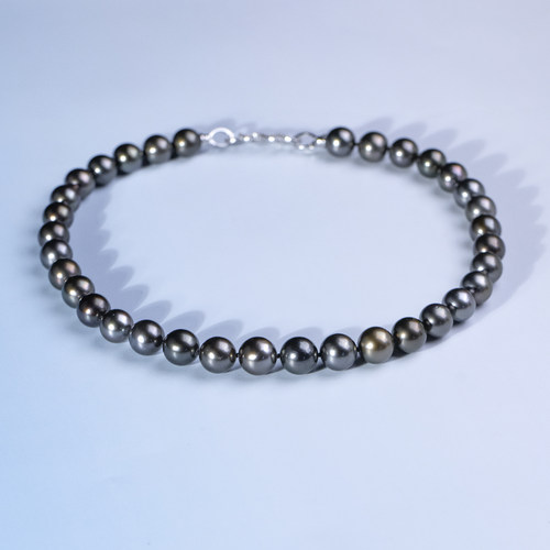 ANGEPERLE/天使之泪S925银海水大溪地珍珠项链11-13mm