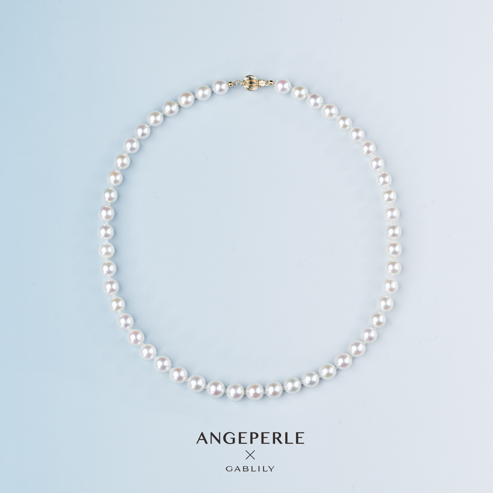 【先加购！15号天使之泪专场】海水Akoya珍珠 14金扣项链8-9mm