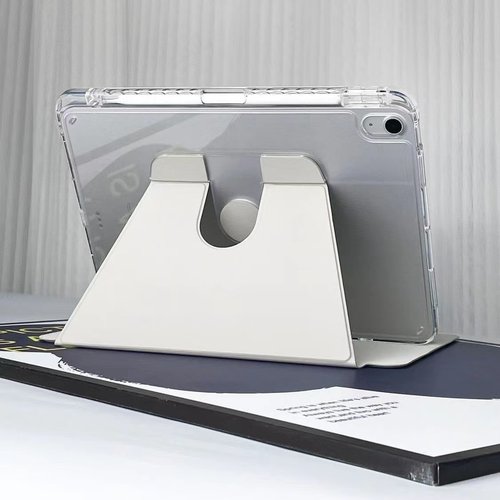 iPad保护套带笔槽亚克力360旋转